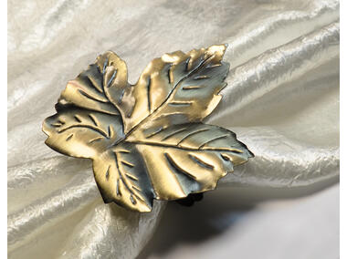 Zdjęcie: Klamra dekoracyjna muszla złoto antyczne KARWEL