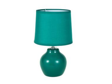 Zdjęcie: Lampa stołowa z podstawą ceramiczną 15x25 cm zielona ALTOMDESIGN