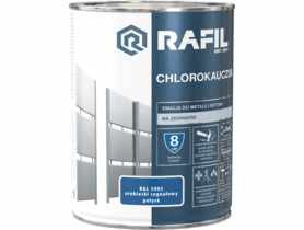 Emalia chlorokauczukowa niebieski sygnałowy RAL5005 0,9 L RAFIL