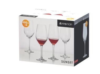 Zdjęcie: Komplet 6 kieliszków do wina Sunset 450 ml AMBITION