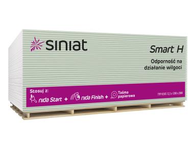 Zdjęcie: Płyta g-k 12,5x1200x2000 mm Smart H SINIAT