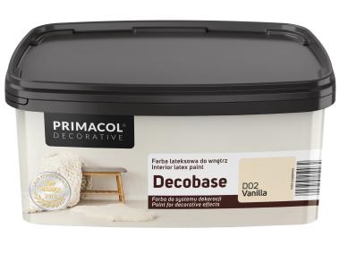 Zdjęcie: Farba Decobase 1 L Vanilla D02 PRMIACOL DECORATIVE