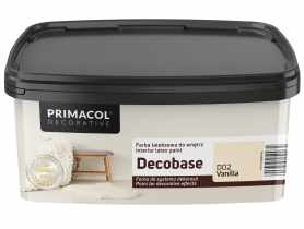 Farba Decobase 1 L Vanilla D02 PRMIACOL DECORATIVE