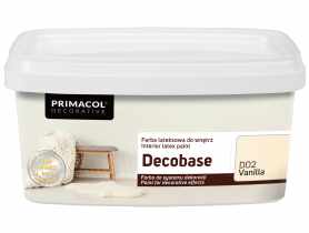 Farba Decobase 1 L Vanilla D02 PRMIACOL DECORATIVE