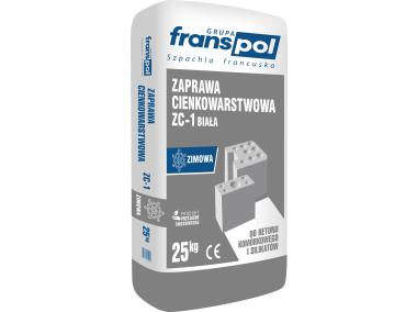 Zdjęcie: Zaprawa cienkowarstwowa ZC-1 zima 25 kg FRANS-POL