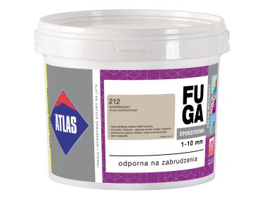 Zdjęcie: Fuga epoksydowa 1-10 mm szarobrązowy 5 kg ATLAS