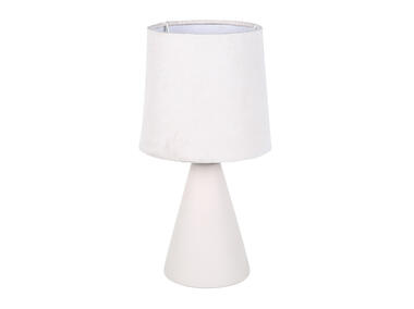 Zdjęcie: Lampa stołowa z podstawą ceramiczną 13x25 cm kremowa ALTOMDESIGN