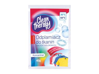 Zdjęcie: Odplamiacz do tkanin białych i kolorowych 40 g CLEAN THERAPY