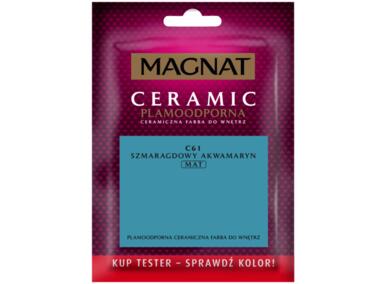 Zdjęcie: Tester farba ceramiczna szmaragdowy akwamaryn 30 ml MAGNAT CERAMIC