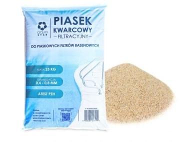 Zdjęcie: Piasek kwarcowy do zestawu filtracji piaskowej frakcja 25 kg AQUASTAR