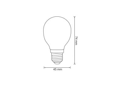 Zdjęcie: Żarówka dekoracyjna G45 E27 4 W clear POLUX