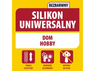 Zdjęcie: Silikon uniwersalny 280 ml bezbarwny SOUDAL