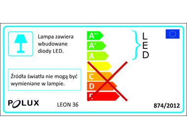 Zdjęcie: Plafon LED Leon 36 W 50 cm pilot POLUX