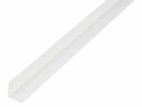 Profil kątowy PVC biały 2000x15x15x1,2 mm ALBERTS