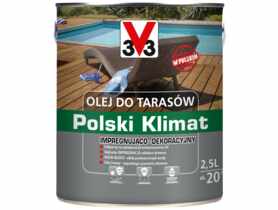 Olej do tarasów Polski Klimat 2,5 L Bezbarwny V33
