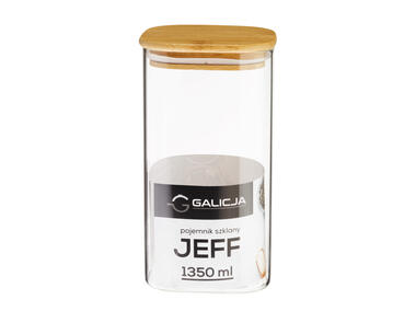 Zdjęcie: Pojemnik szklany Jeff 1350 ml GALICJA