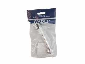 Perlator przegubowy chromowany biały - długi WADEP