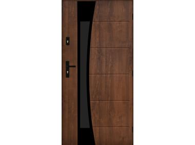 Zdjęcie: Drzwi zewnętrzne diuna orzech 90p kpl PANTOR