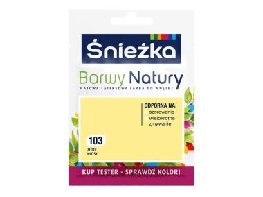 Zdjęcie: Tester koloru Barwy Natury złote kłosy 103 25 ml ŚNIEŻKA