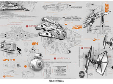 Zdjęcie: FotoTapeta Star Wars Blueprints VENA