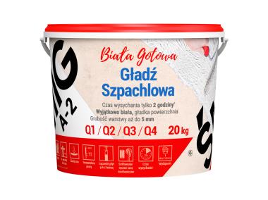 Zdjęcie: Gładź szpachlowa A-2 biała gotowa 20 kg ŚMIG