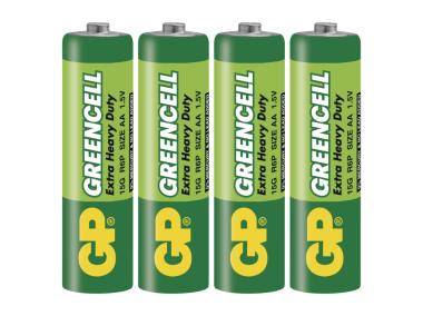 Zdjęcie: Bateria cynkowa GP GREENCELL AA (R6) 4BL EMOS