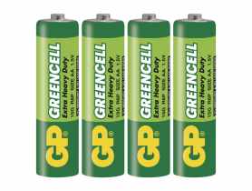 Bateria cynkowa GP GREENCELL AA (R6) 4BL EMOS