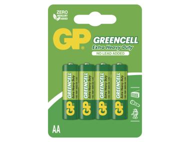 Zdjęcie: Bateria cynkowa GP GREENCELL AA (R6) 4BL EMOS