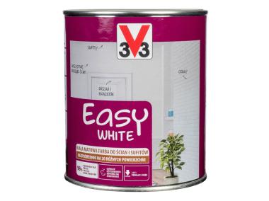 Zdjęcie: Farba do ścian i sufitów Easy White biała matowa 1 L V33