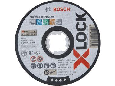 Zdjęcie: Tarca korundowa X-Lock 115 mm Multi Material BOSCH