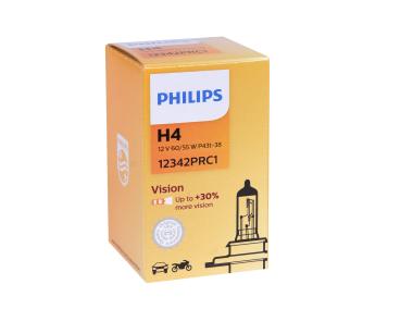 Zdjęcie: Żarówka H4 12V 60/55 W P43 Vision 1 sztuka PHILIPS