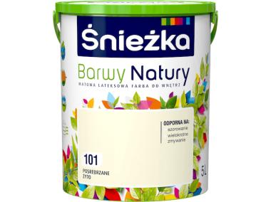 Zdjęcie: Farba Barwy Natury posrebrzane żyto 101 5L ŚNIEŻKA