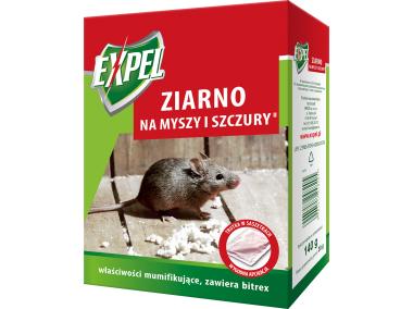 Zdjęcie: Ziarno na myszy i szczury 140 g EXPEL