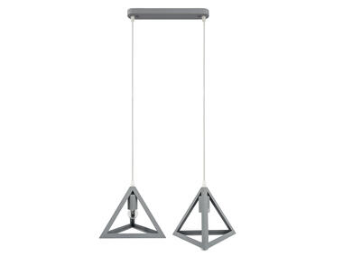 Zdjęcie: Lampa wisząca Romb 6804/2 GREY ELEM