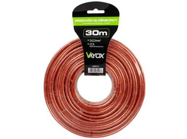 Zdjęcie: Kabel głośnikowy CCA 2x2,5 mm 30 m (LB0009-30) VA0227-30 VAYOX