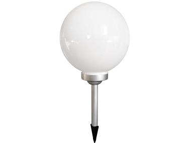 Zdjęcie: Lampka solarowa kula 30 cm RGB + pilot biała VOLTENO