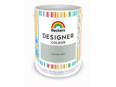 Zdjęcie: Farba lateksowa Designer Colour Healing Grey 5 L BECKERS