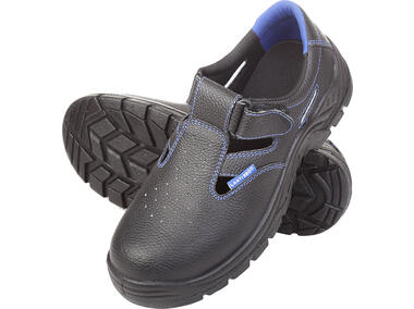 Zdjęcie: Sandały skórzane czarno-niebieskie, sb fo src, 43, CE, LAHTI PRO