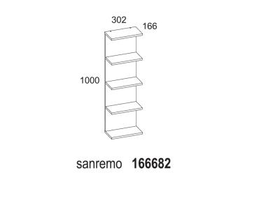 Zdjęcie: Półka otwarta Sanremo 30 cm D4702 ELITA