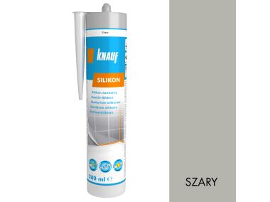 Zdjęcie: Silikon sanitarny szary 280 ml KNAUF