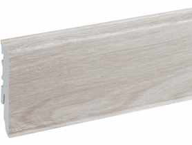 Listwa przypodłogowa PVC Masterline 1,5x6 cm, 2,2 m Dąb Hvide Sande Mat CEZAR