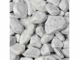 Otoczak Bianco Carrara 25-40 mm, 20 kg GARDEN STONES