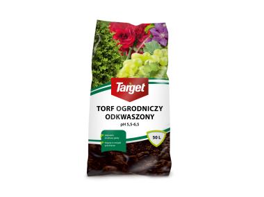 Zdjęcie: Torf ogrodniczy odkwaszony ph 5-6,5 50 L TARGET