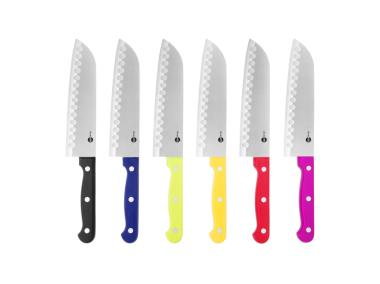 Zdjęcie: Nóż santoku Norman 17,5 cm multikolor DOMOTTI