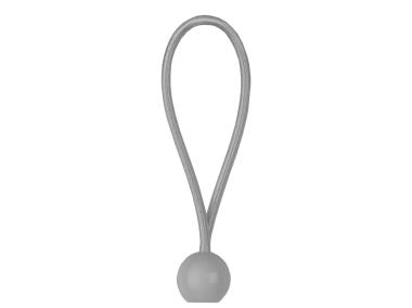 Zdjęcie: Zestaw gum z kulką Bungee Cord Ball 15 cm, 10 sztuk - biały BRADAS