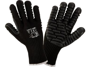 Zdjęcie: Rękawice antywibracyjne czarne,10,CE,LAHTI PRO