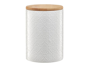Zdjęcie: Pojemnik ceramiczny Tuvo mozaika z bambusową pokrywką 1110 ml AMBITION