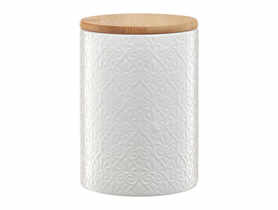 Pojemnik ceramiczny Tuvo mozaika z bambusową pokrywką 1110 ml AMBITION