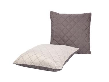 Zdjęcie: Poduszka Vigo II 40x40 cm 010 Dark Grey-Silver EUROMAT