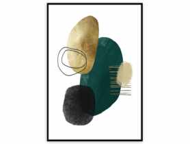 Obraz Artbox Digi 50x70 cm green shape II STYLER